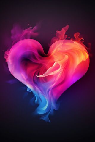 Vibrant Heart of Colors..