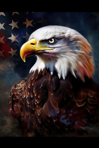 Majestic Eagle: Symbol of Freedom 🦅🇺🇸