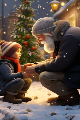 Grandpa and Son