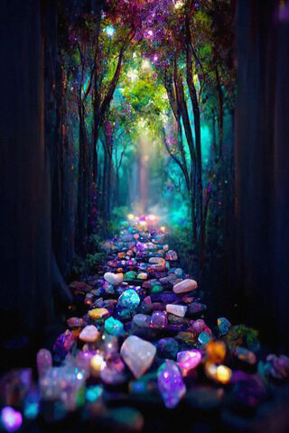 Enchanted Gemstone Path..