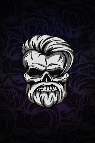 Edgy Skull Design with ..