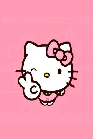 Cute Hello Kitty Winkin..