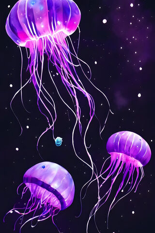 Jellyfish In Space