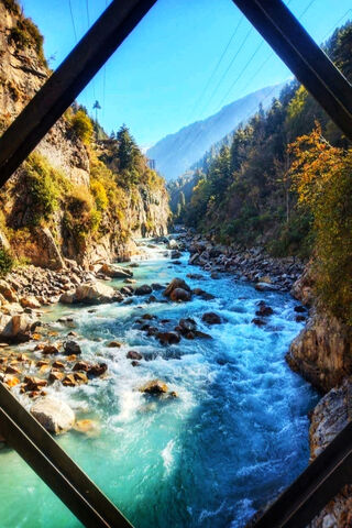 Serene River View 🌊🏞️