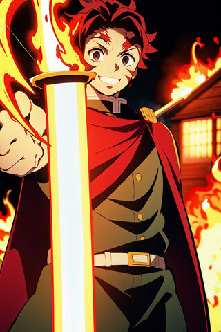 Fiery Hero in Action! �..