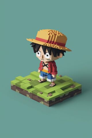 Luffy Pixelart
