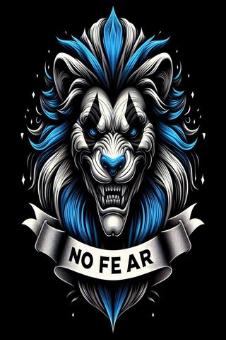 Fierce Lion Emblem 🦁✨