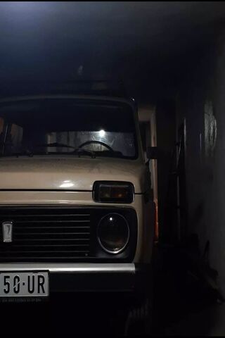 Vintage Van in the Shadows 🚐✨