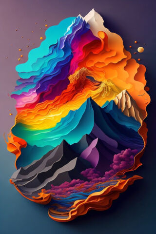 Vibrant Mountain Dreams..