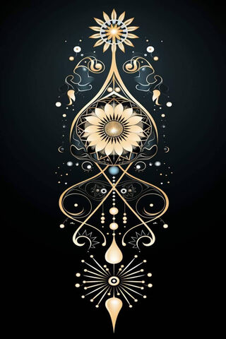 Elegant Floral Mandala Design 🌼✨