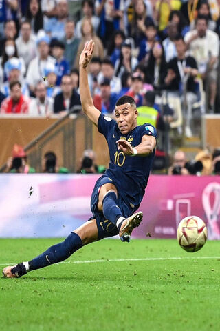 Kylian Mbappé in Action..