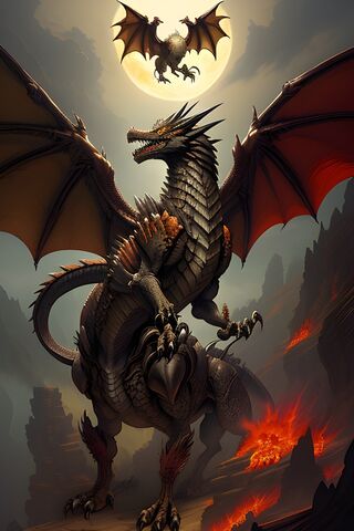 Majestic Dragon Showdown 🌌🐉