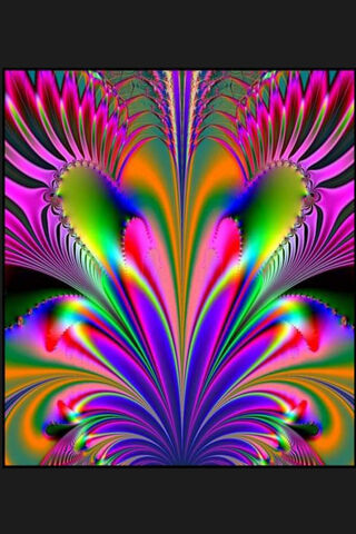 Vibrant Fractal Fantasy 🌈✨