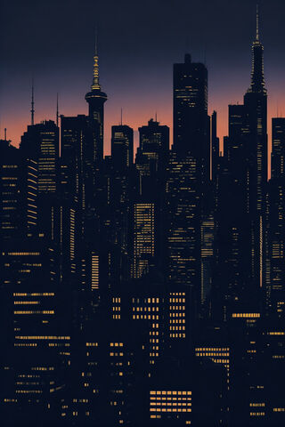 City Lights at Dusk 🌆✨