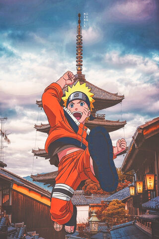 Naruto's Epic Leap! 🥷✨