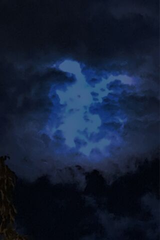 Mysterious Night Sky 🌌✨