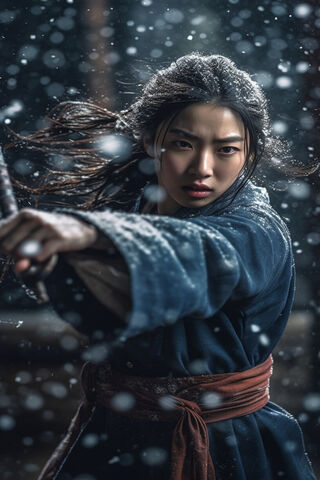 Warrior in the Snow ❄️⚔️