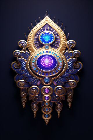 Radiant Elegance: The Jeweled Lotus