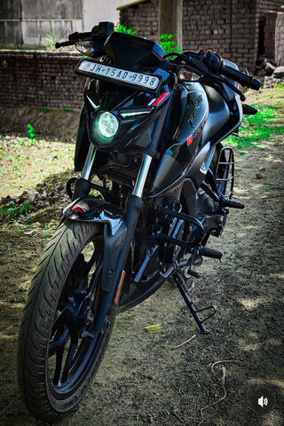 Sleek Black Beauty 🏍️✨