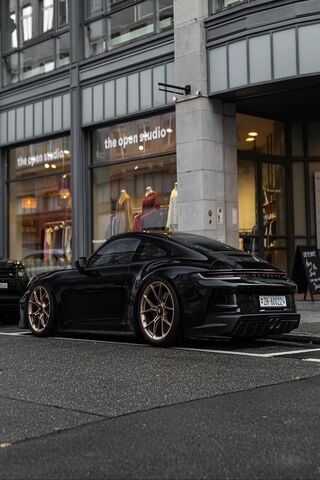 Sleek Black Beauty on the Streets 🚗✨