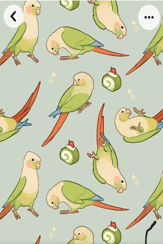 Playful Parrots Pattern..