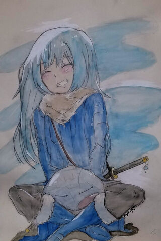 Joyful Warrior in Blue ..
