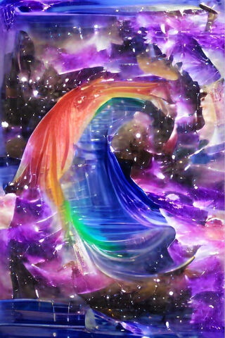 Cosmic Dance of Colors 🌌✨