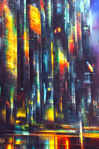 Neon Cityscape 🌆✨