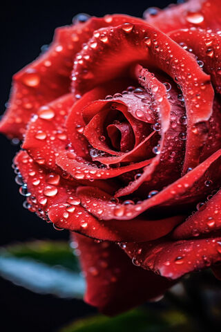 Dew-Kissed Beauty 🌹✨