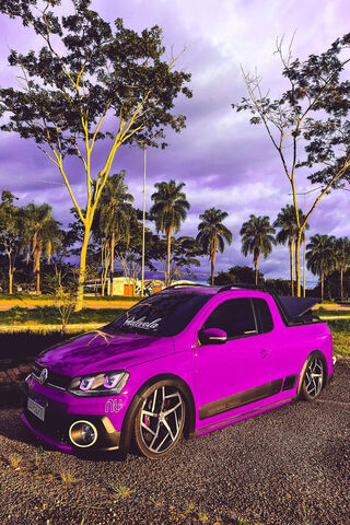 Vibrant Purple Ride 🚗💜