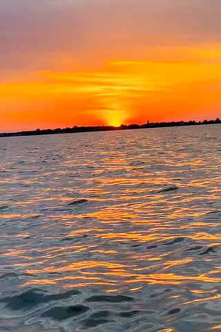 Serene Sunset Over the ..
