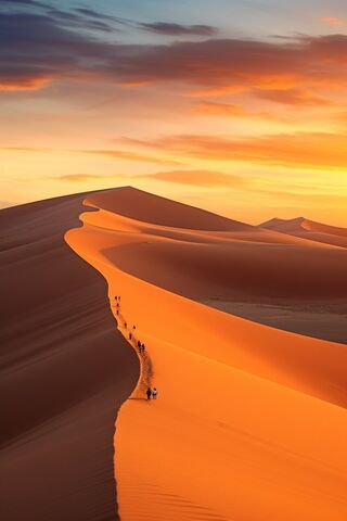 Sunset Serenity in the Dunes 🌅🏜️
