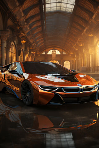 Speeding BMW I8 Beauty