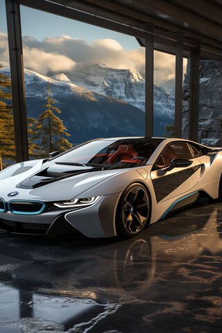 Speeding BMW I8 Beauty