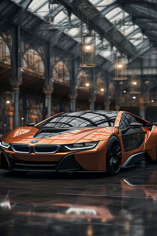 Speeding BMW I8 Beauty