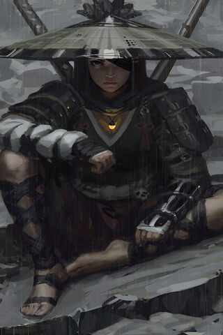 Warrior in the Rain 🌧️⚔️