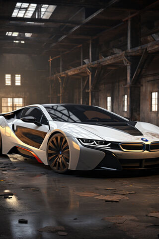 Speeding BMW I8 Beauty