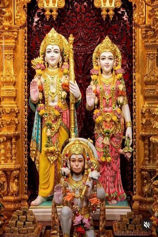 Divine Trio: Rama, Sita..