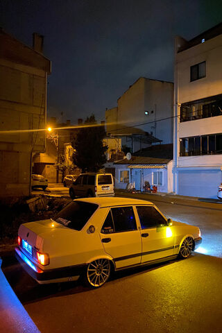 Nighttime Street Scene ..