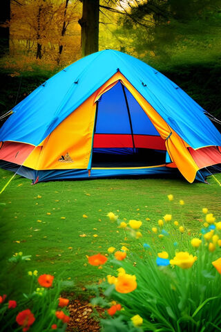 Colorful Retreat: Your Next Adventure Awaits! 🌈🏕️