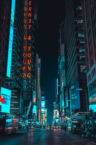 Neon Dreams of Times Sq..