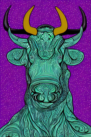 Celestial Taurus: A Cosmic Bull