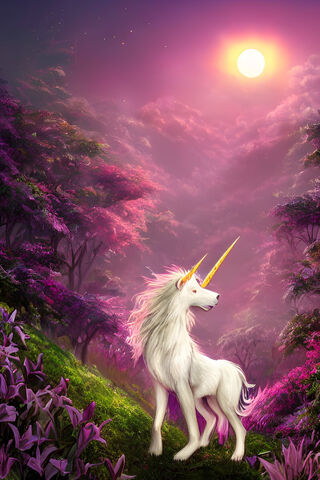 Enchanted Unicorn in a ..