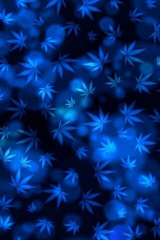 Blue Dreamy Leaves 🌿✨