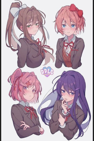 Charming Characters of DDLC 🎨✨