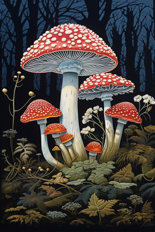 Mystical Forest: The Enchanted Amanita