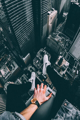 Thrilling Heights: A City View from Above 🌆✨