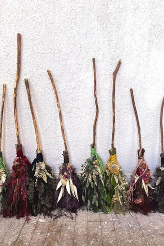 Enchanted Broomsticks 🌿✨