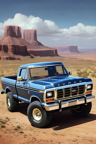 Classic Ford Truck in t..