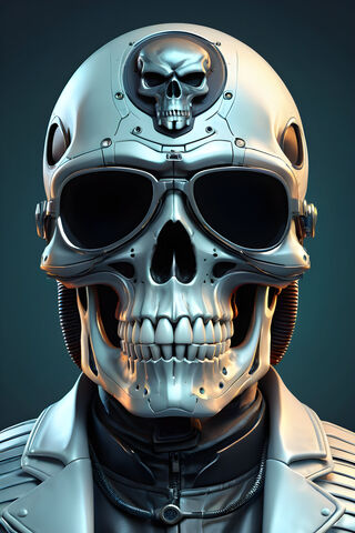 1%er Death Head Biker